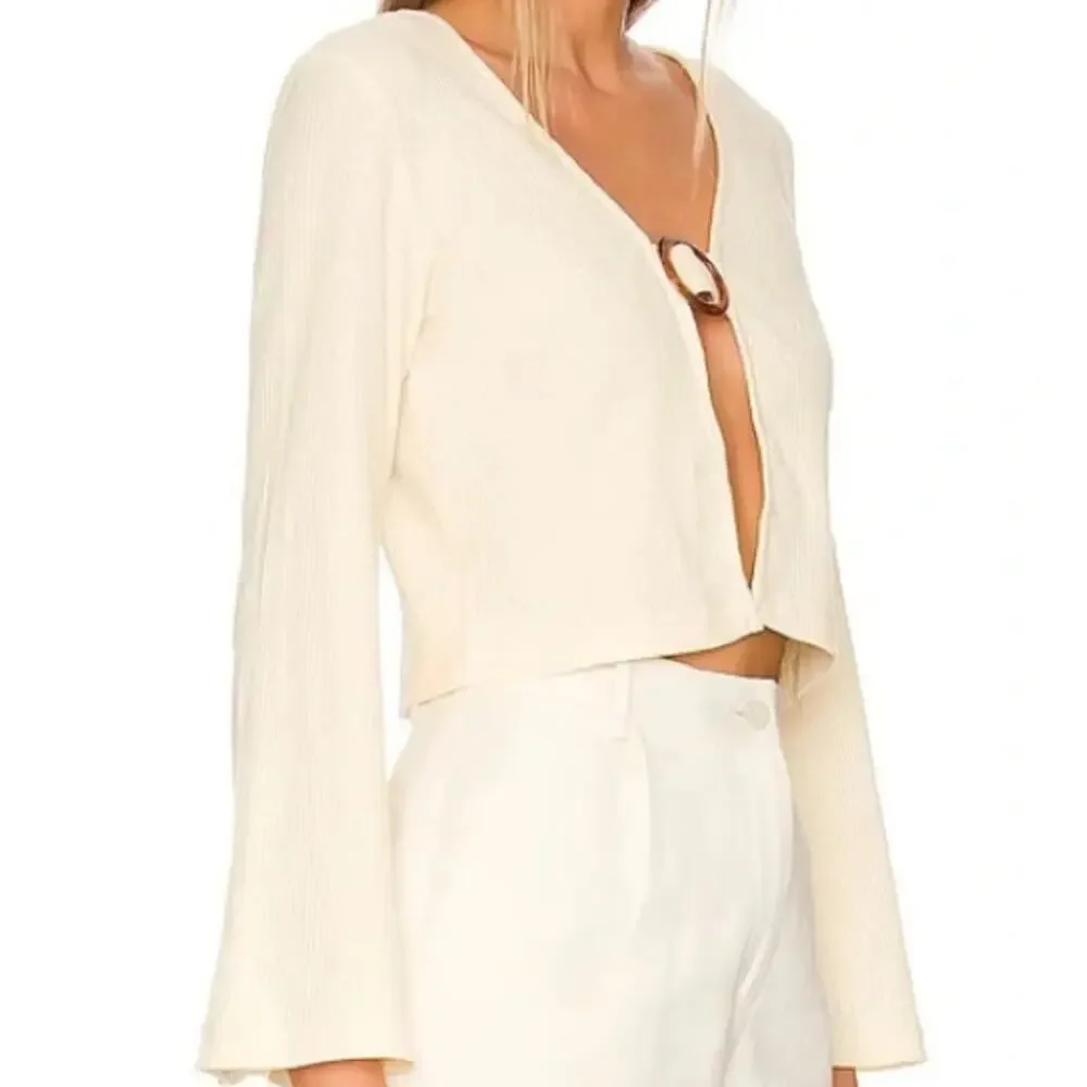 NWT Callahan Knitwear Vera Top in Creme